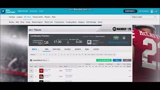 NFL Week 16 Game Picks and Fantasy line up