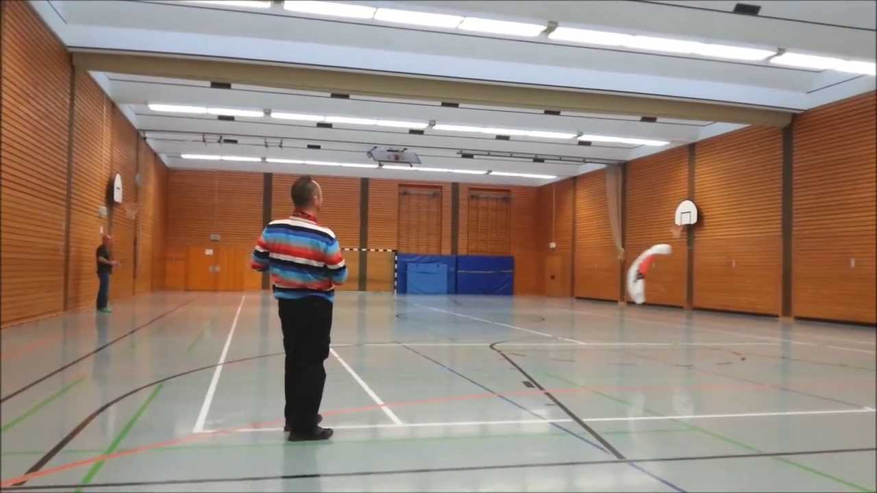 MBC Hanau-Ronneburg: Hallenflug RC-Paragliding Oxy 0.5 in Hüttengesäß, Saison 2013 (03.11.2013)