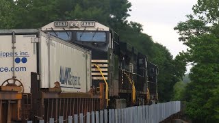 Epic Chase for an Norfolk Southern Intermodal Train | Railfan Vlog #10
