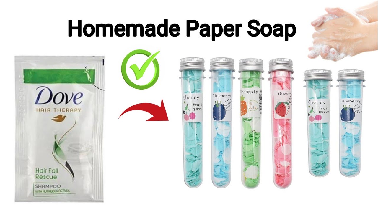 Paper soap Making At home/Paper Soap/How to make Paper soap/Diy Paper Soap/homemade Paper Soap