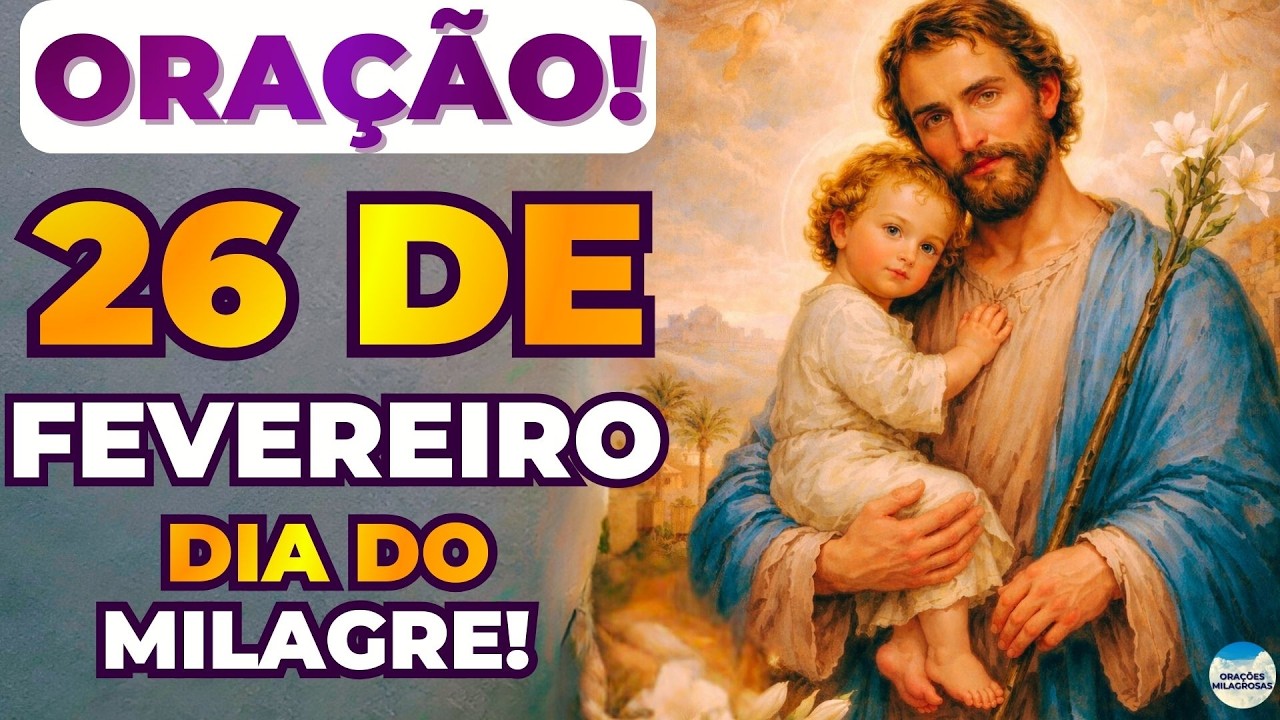 🙏ORAÇÃO DE SÃO JOSÉ🙌SEU MILAGRE IMPOSSÍVEL HOJE VAI SE REALIZAR!