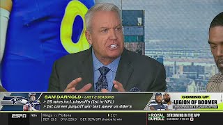 Sam Darnold Will Beat Stafford Rex Ryan Says Seahawks Offense Overwhelms Rams Defense Tonight