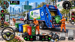 🔥Garbage Truck Simulator 3D 🚛 Realistic Trash Collection & City Cleaning Gameplay | Android Part 6 screenshot 2