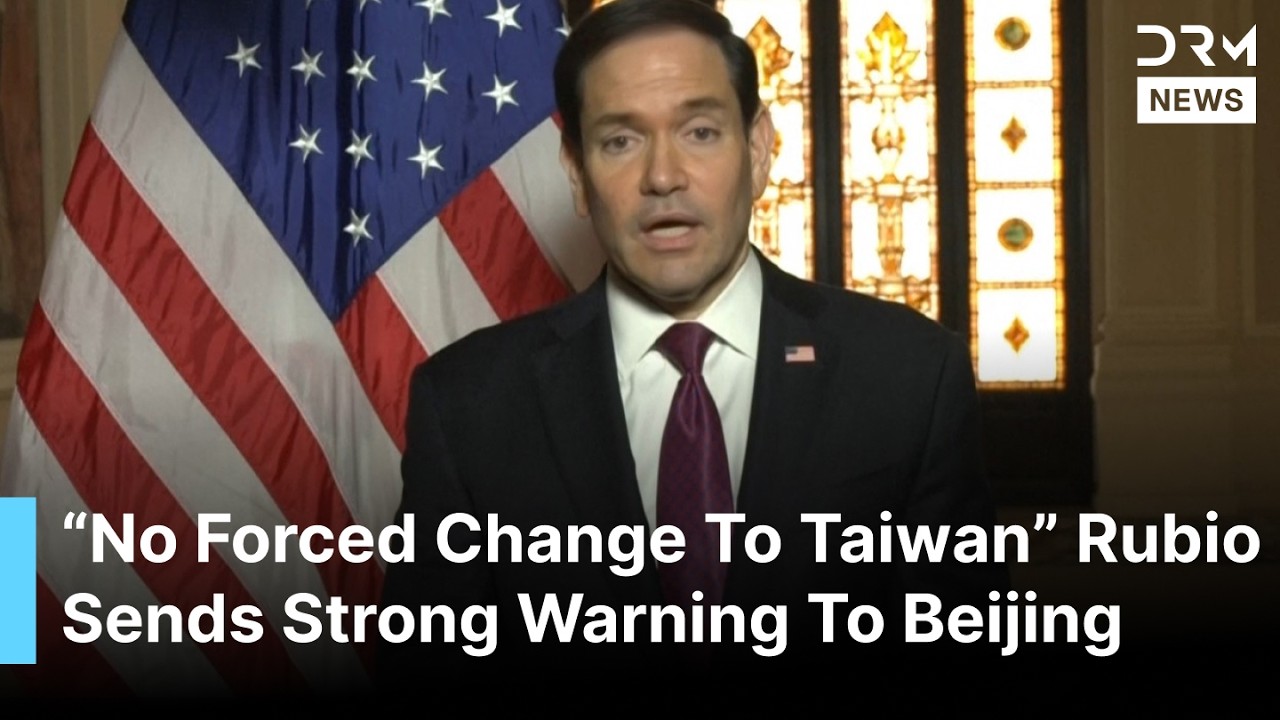 JUST IN: Rubio Rejects Any Forced Change To Taiwan Status, Issues Strong  Warning To Beijing | AC1B