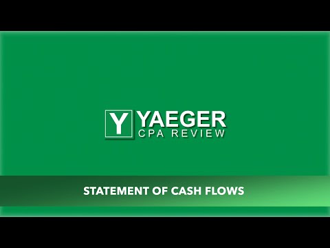 Yaeger CPA Review Course Preview - Statement of Cash Flows