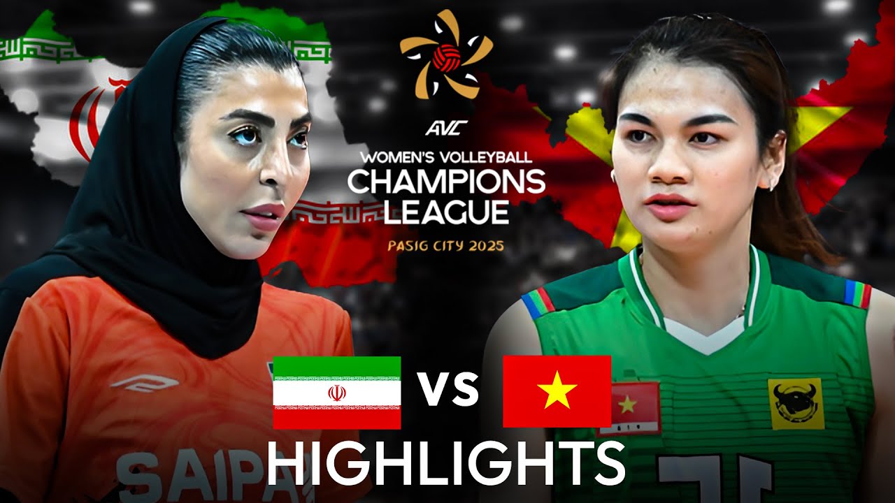 Saipai Tehran VS VTV Binh Dien Long An | HIGHLIGHTS | AVC Champions League 2025