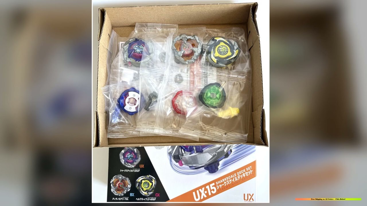 Em estoquel beyscollectorx TT Shark Scale Deck Set UX15 450UF TyrannoRoar 170L HellsBrave J360GF En