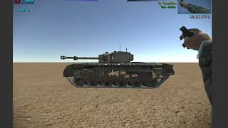 WW2 Modern War Tanks 1942 testing all gun screenshot 4