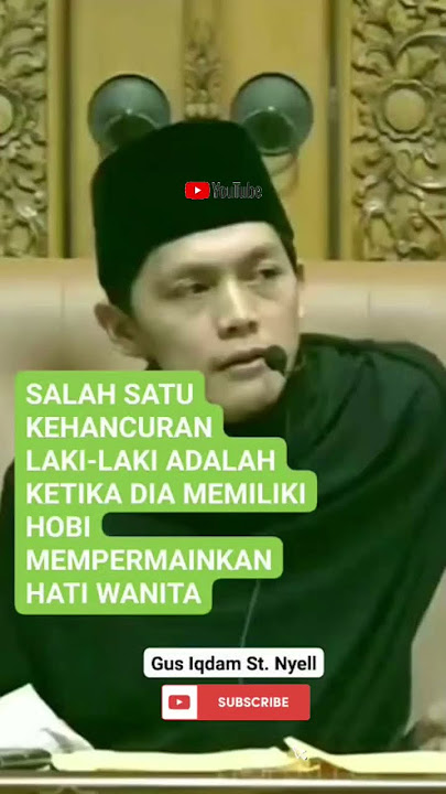 Gus Iqdam - Salah satu kehancuran laki laki itu adalah ... 😭🥺😭 #gusiqdham #shorts