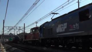 H27 1105 配6795レ EF210 136+DE10 1142+コキ+タキ