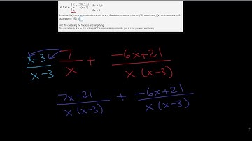 Removable Discontinuity Example