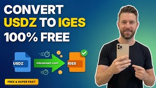 How to Convert USDZ to IGES Super Fast Without Quality Loss | Convert USDZ to IGES