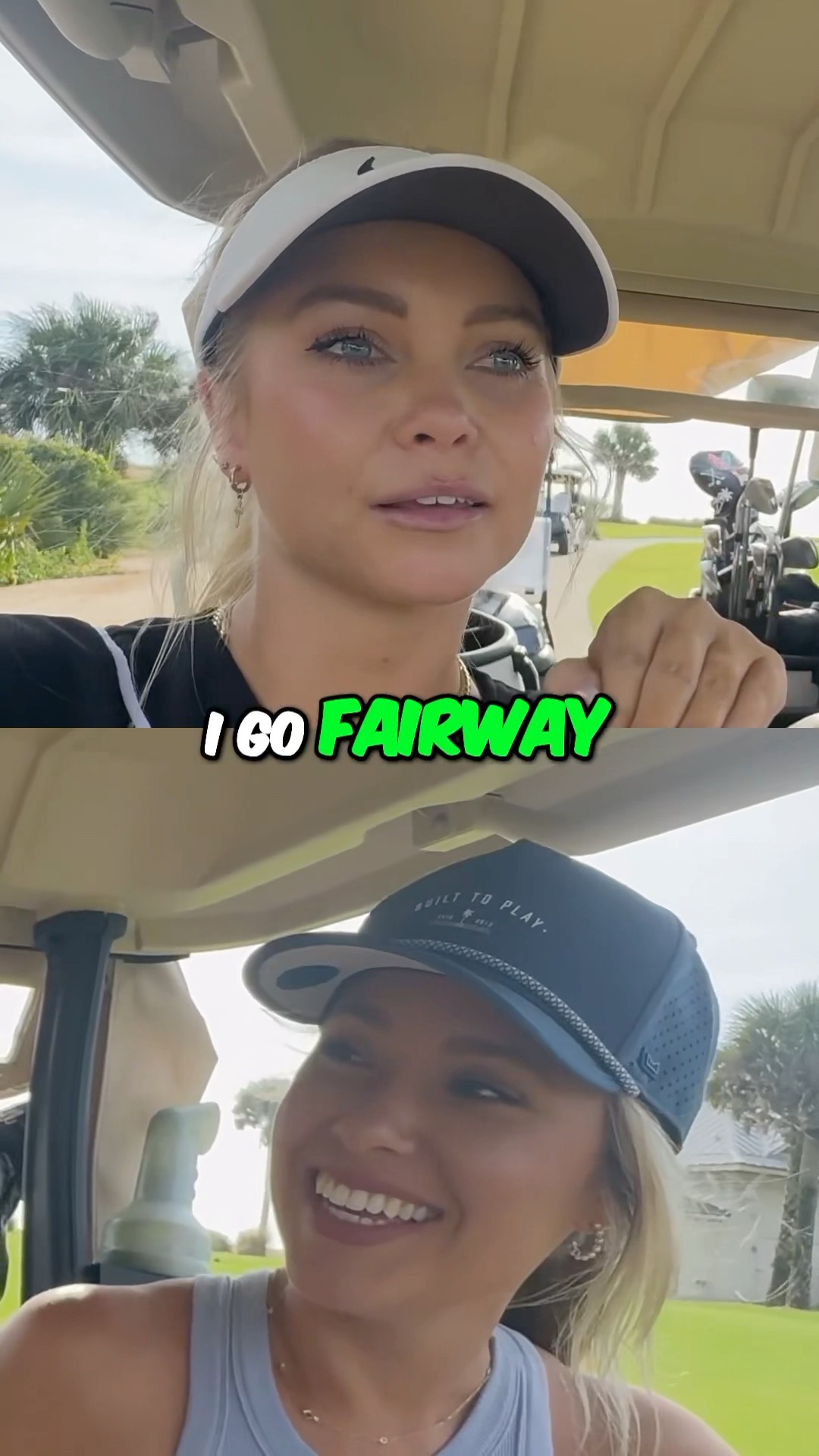 My match w Gabi is out now! #golf #golfgirl