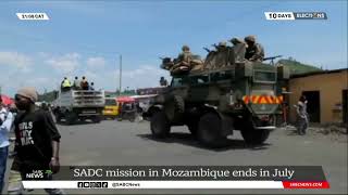 SADC mission in Mozambique ends in July