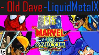 Marvel vs Capcom - Clash of Super Heroes - - Old Dave vs -LiquidMetalX (Fightcade FT5)