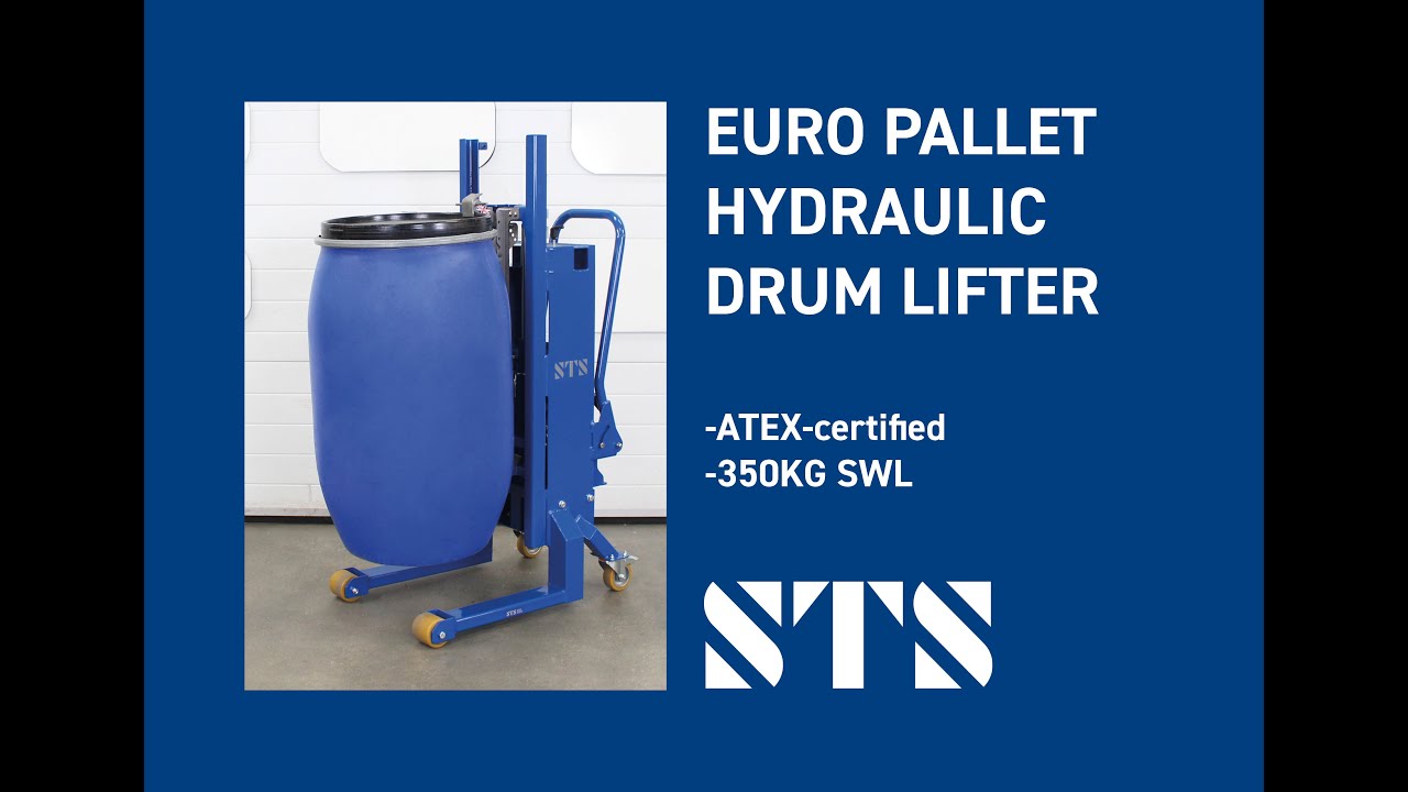 Euro Pallet Hydraulic Drum Lifter (DTP06-R500)