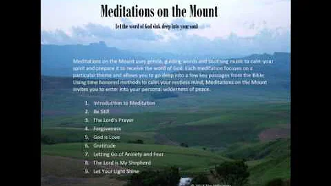 The Lord is My Shepherd - Christian Meditation - M...