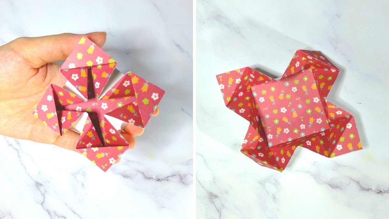 Napkin Fold Card Design Template | Explosion Box Inside Ideas