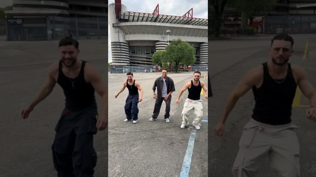 Hakan calhanoglu with kalin brothers dance on made in Romania 🇷🇴 