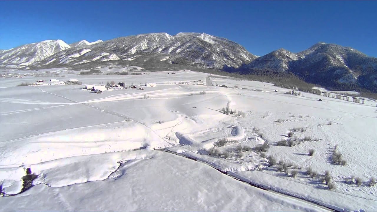 Landing at a Private Airstrip in Wyoming on New Years Day