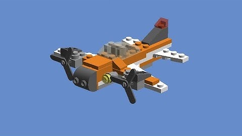 Lego mini plane  | Lego Digital Designer instruction