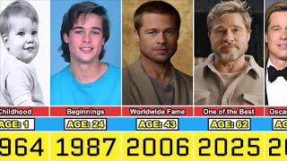 Brad Pitt Transformation From 1 to 62 Year Old (UPDATED)