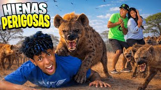 HIENAS SELVAGENS NOS ATACARAM! *FOMOS MORDIDOS*😨