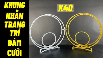 Khung nhẫn trang trí đám cưới mẫu K40 | ABshop.com.vn 1302