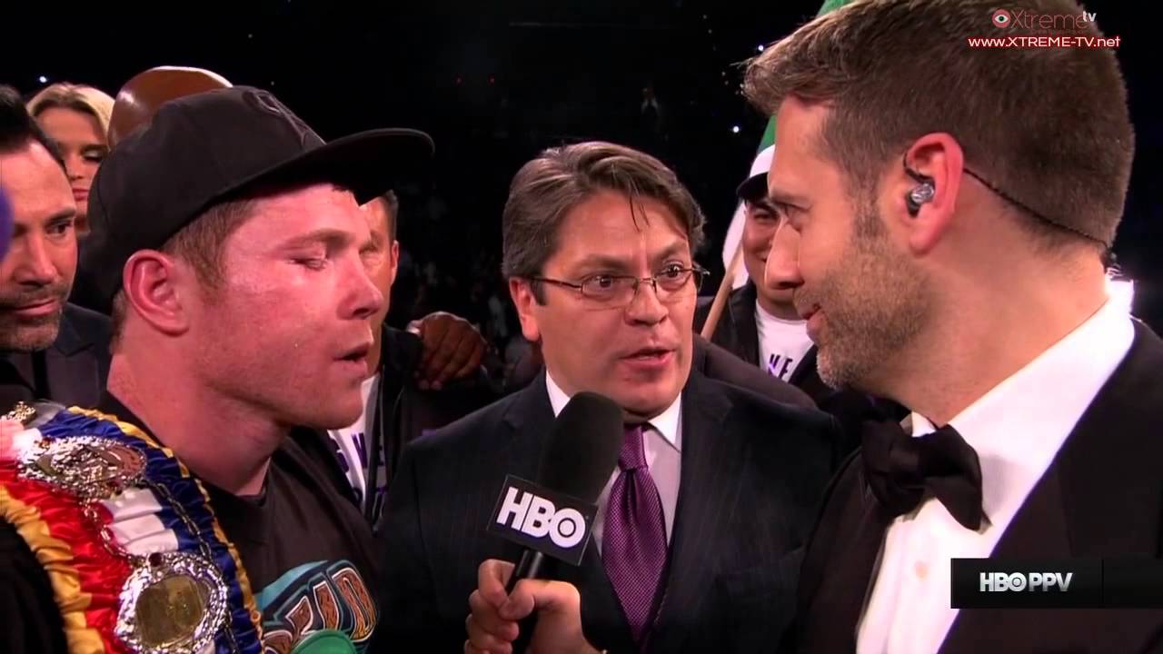 Canelo Alvarez Post Fight Interview
