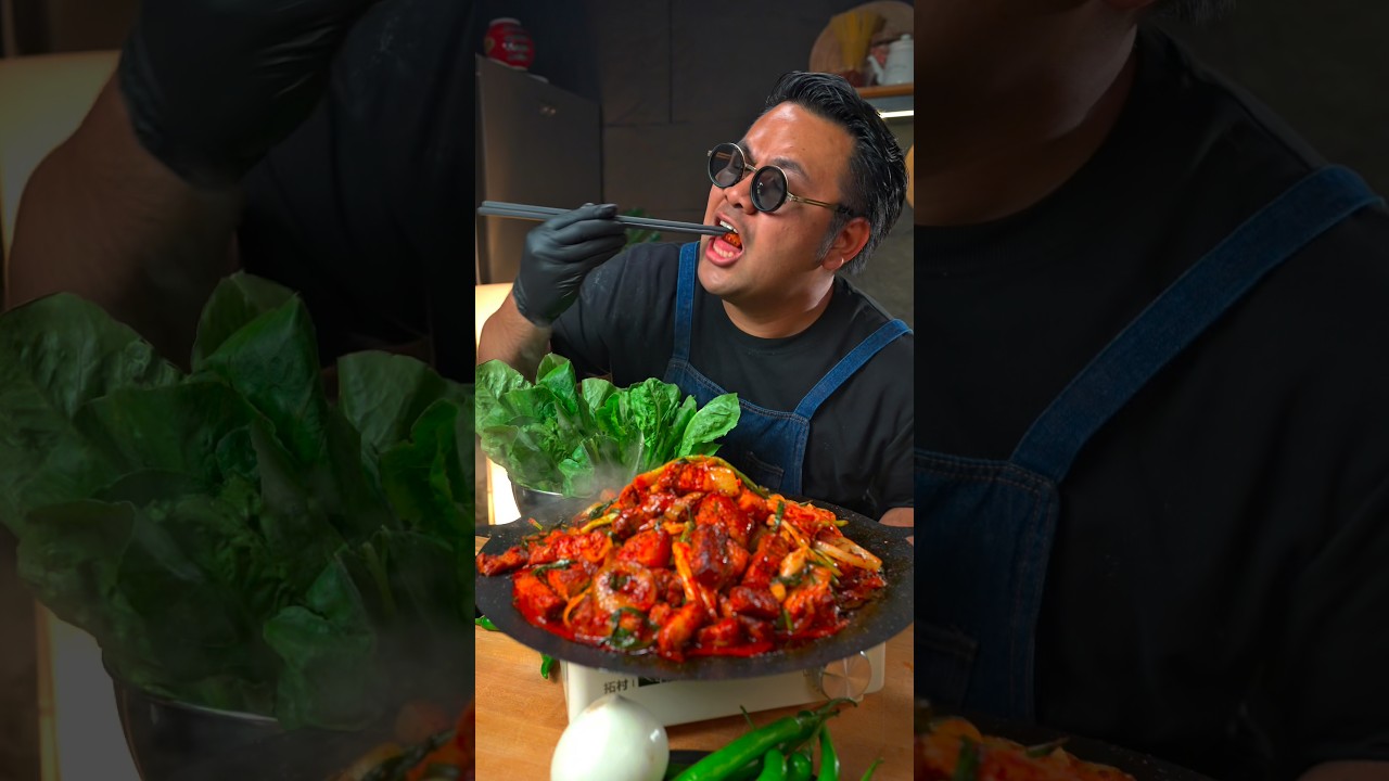 When I crave Korean food 🇰🇷🔥#food #cooking #shorts #mukbang