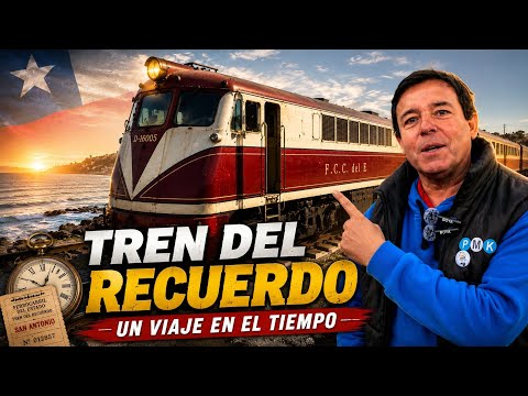 🚂🇨🇱 ONE OF A KIND!!! TREN DEL RECUERDO CHILE SANTIAGO ALAMEDA SAN ANTONIO ADELMA RESTAURANT