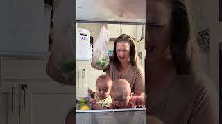 Color me inspired #twinmom #reality #lifewithkids #babychef #twincooks #relatable #twinmomlife #9mon