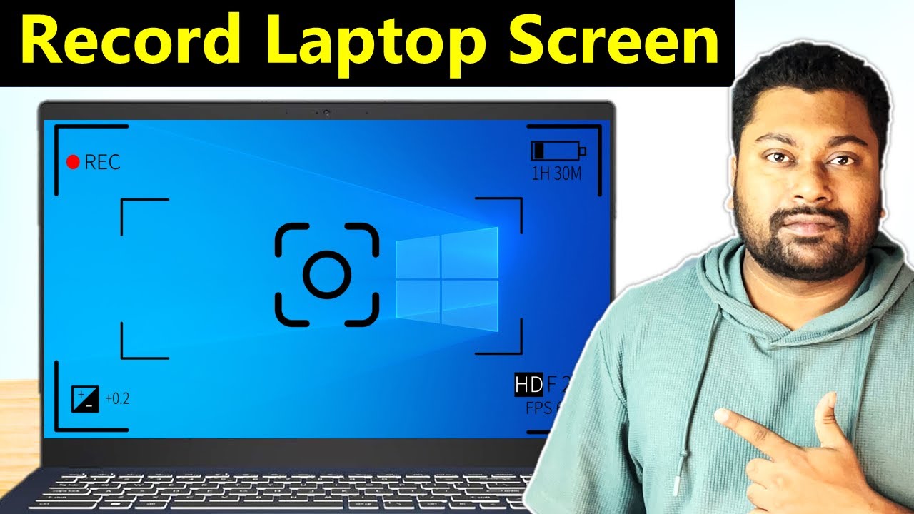 Records Computer Lock Screen how to record screen on laptop | laptop me screen record kaise kare ...