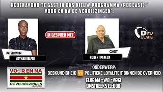 VOOR &amp; NA DE VERKIEZINGEN Robert Peneux over Deskundigheid / Politieke loyaliteit binnen de overheid