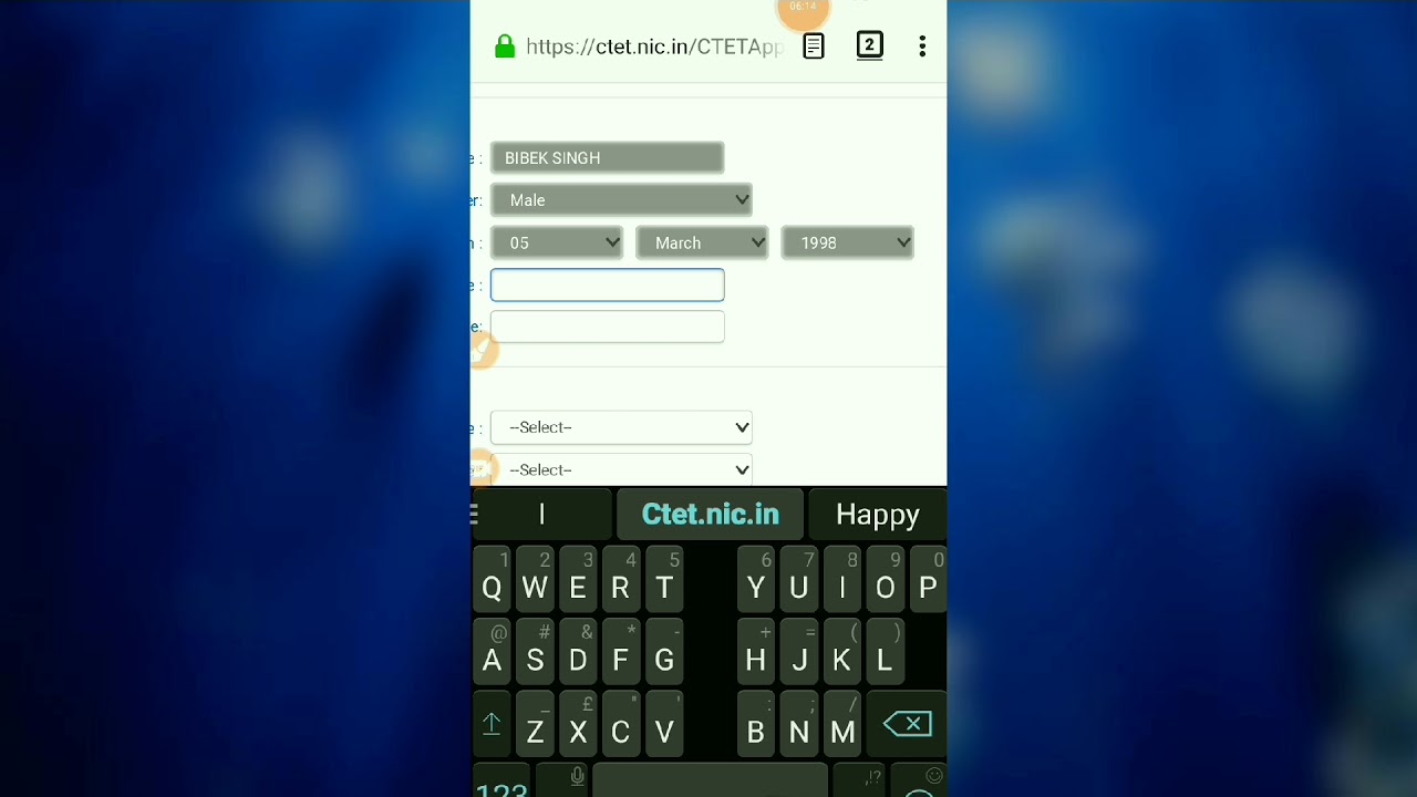 How to apply and submit online application for ctet2018