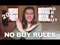 NO BUY RULES 2022! // Best Money Saving Challenge + Third Year on a NO BUY