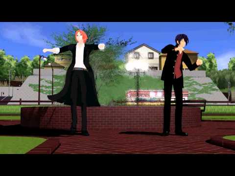 【MMD銀魂】すごく楽しそうなメラメラコンビが「テトロドトキサイザ2号」を踊った