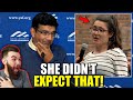 Winning dinesh dsouza silences woke college student when she hears this