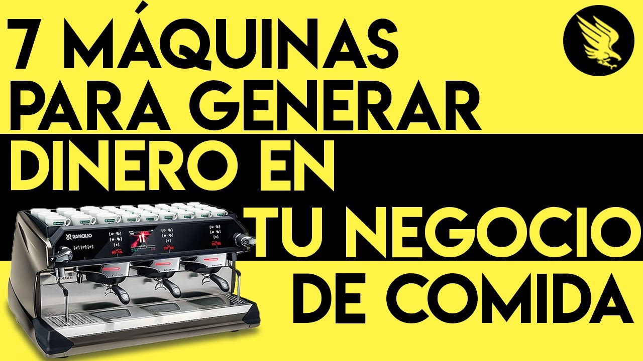 💰 7 Máquinas Para Generar Dinero en tu Negocio de Comida 💰 - YouTube
