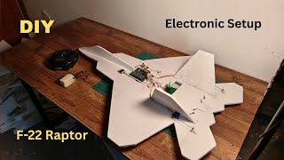 How to Build a F-22 Raptor RC Jet - Part 2 | Full Tutorial & Electronic setup @INDIRC1