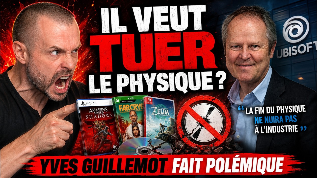 Ubisoft soutient Sony sur la fin des jeux physiques
