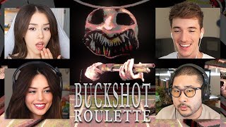 Pokimane Plays Buckshot Roulette (ft Valkyrae, Ellum &amp; Peter)