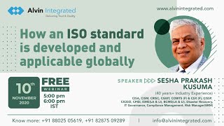 How an ISO standard is developed and applicable globally