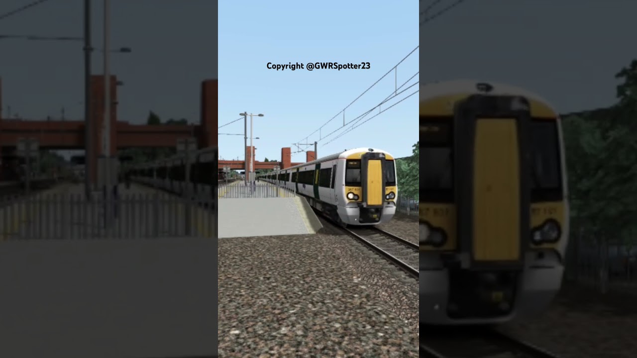 387101/387102 Departs Stevenage 