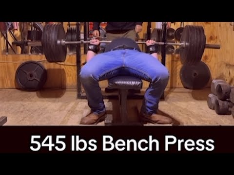 545 lbs Bench Press - YouTube