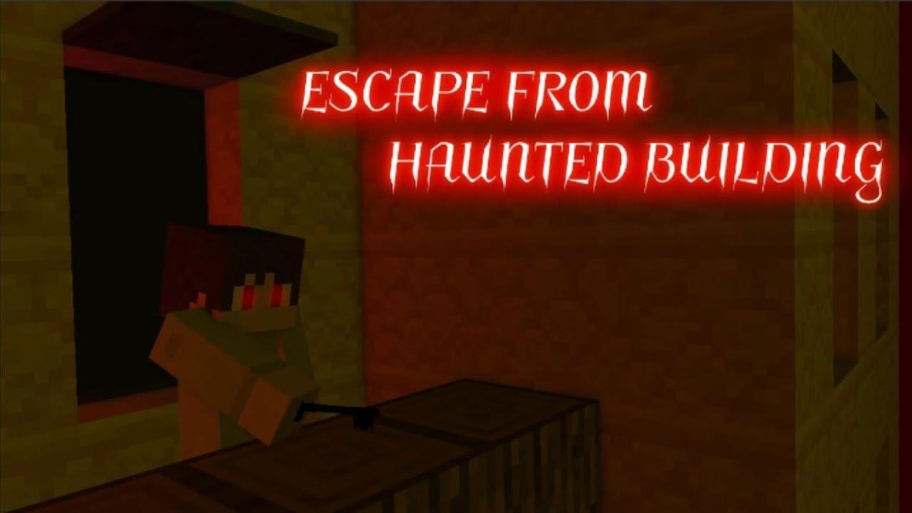 Escape From Haunted Building - Minecraft PE Horror Map - YouTube