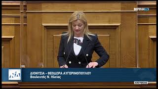 Ομιλία Δρ. Αυγερινοπούλου με θέμα "Εθνικός Κλιματικός Νόμος"  25/05/22