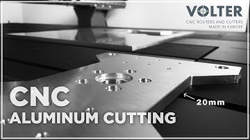 Aluminum cutting by CNC milling machine l VOLTER