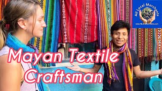 Guatemalan Textile Expert - Antonio, an All Local Merchant from Santiago Atitlan