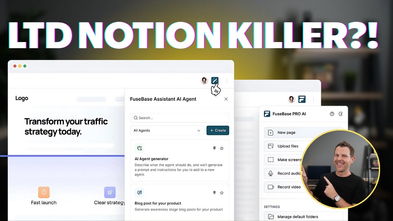 Альтернатива Notion с агентами ИИ (обзор Fusebase AppSumo LTD)